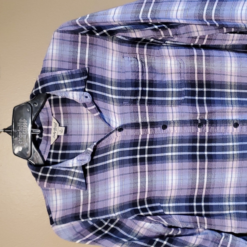 Lucky Brand Flannel Top - Picture 3 of 7